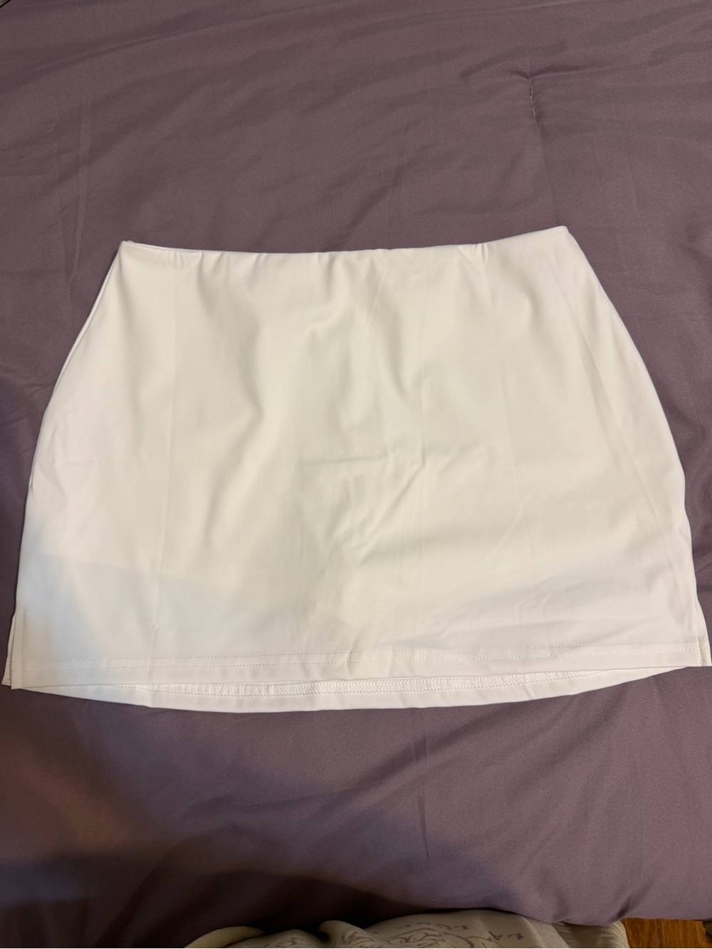 White Athletic Stretch Skort